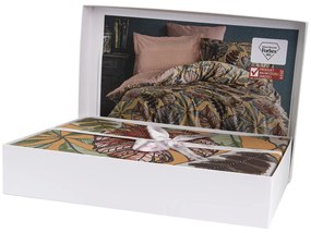 SATÉNOVÉ OBLIEČKY LUXURY PREMIUM GRETA 160X200 CM, 2KS 70X80 CM LISTY
