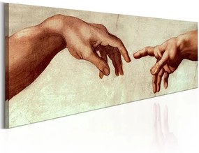 Obraz - God's Finger Veľkosť: 120x40, Verzia: Na talianskom plátne