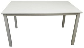 Tempo Kondela Jedálenský stôl, biela, 110 cm, ASTRO NEW