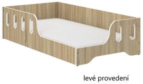 Detská Montessori posteľ COCO 160x80 cm - sonoma