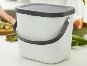 Odpadkový kôš Albula 6 l, biely%