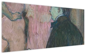 Obraz - Henri de Toulouse-Lautrec, Maxime Dethomas, reprodukcia (120x50 cm)