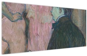 Obraz - Henri de Toulouse-Lautrec, Maxime Dethomas, reprodukcia (120x50 cm)