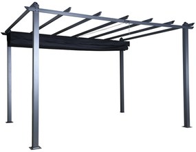 Lazio pergola čierna 4x3 m