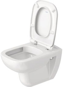 Duravit 25700920002 - Závesné bezokrajové WC D-CODE, keramika / lesklá biela