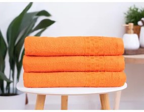 MKLuzkoviny.cz Froté uterák 50 × 100 cm ‒ Paolo oranžový