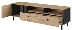 Televízny stolík BADIA dub/antracit
