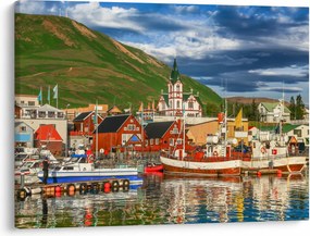 Obraz - Húsavík (70x50 cm)