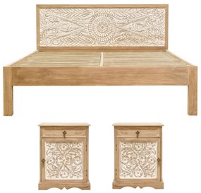 furniture-nabytek.cz - Drevená posteľ 180x200 z masívu mango