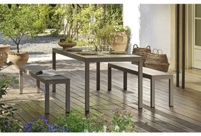 RIO BENCH záhradná lavica bianco