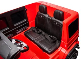 Elektrické autíčko Mercedes G63 AMG 4x200W XXL - červené