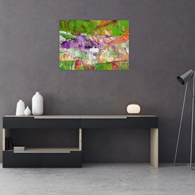 Obraz abstrakcie - maľba (70x50 cm)