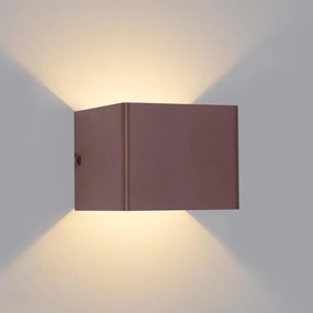 Brilagi - LED Vonkajšie nástenné svietidlo DONNANI LED/5W/230V 10 cm hnedé IP44