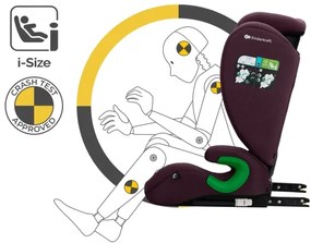 KINDERKRAFT - Autosedačka JUNIOR FIX 2 (100-150 cm) Cherry pearl