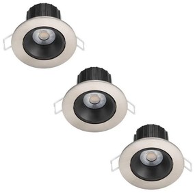 Philips - SADA 3x LED Stmievateľné kúpeľňové svietidlo ABROSA LED/9W/230V IP44