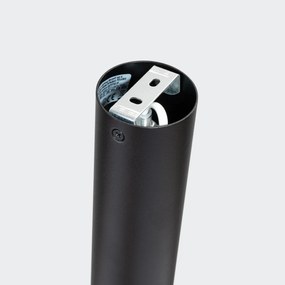 Stropné svietidlo Nero, 1x čierne kovové tienidlo, (22,5 cm), g