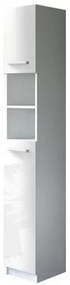 Kúpeľňová skrinka MARBELA 32 cm - biela lesk