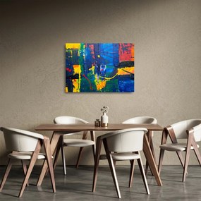 Sklenený obraz - Abstrakcia (70x50 cm)