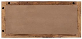 furniture-nabytek.cz - Masívne kúpeľňové zrkadlo Lagos z palisandrového dreva, lakované, hnedé – 130×60 cm