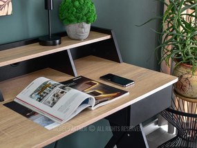 PC stolík Aspart (dub + čierna). Vlastná spoľahlivá doprava až k Vám domov. 1109727