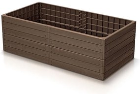 Prosperplast Vyvýšený záhon 149,2x75,6x25cm Base woody rustikálny tehlový