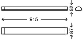 Briloner 2070-218 - LED Kúpeľňové osvetlenie zrkadla BATH LED/15W/230V IP44
