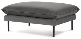 Tmavosivá podnožka Cosmopolitan Design Vienna, 100 × 80 cm