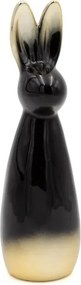 Veľkonočná dekorácia FIG 199 J čierna / zlatá (2 ks)