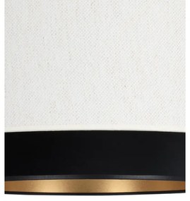 Stropné svietidlo NATIA 1xE27/60W/230V biela/čierna