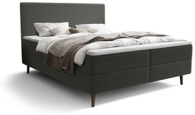 Manželská posteľ 180 cm Napoli Comfort (tmavozelená) (s roštom, s úl. priestorom). Vlastná spoľahlivá doprava až k Vám domov. 1082548