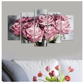 Viacdielny obraz Bouquet, 110 × 60 cm