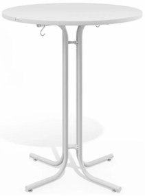 Casaria Barový stôl RAUL sklápateľný 110x80cm, biela