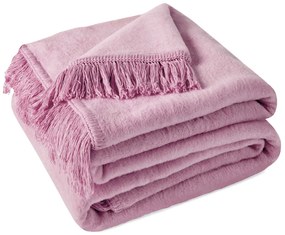 BAVLNENÁ DEKA COTTON CLOUD 150X200 CM SVETLOFIALOVÁ