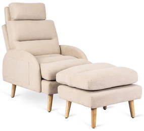 PROXIMA.store - Sklápacie kreslo HENRY FARBA: čierna