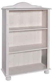 Biela knižnica z borovicového dreva 77x116 cm Ella – Støraa