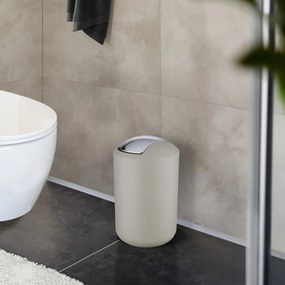 Taupe plastový odpadkový kôš 6,5 l Brasil – Wenko