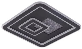 LED Stmievateľné stropné svietidlo LED/110W/230V čierna + diaľkové ovládanie