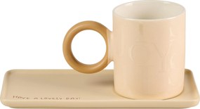 XXXLutz HRNČEK NA KÁVU nový kostný porcelán (new bone china) keramika Novel - Jedálenské sety - 004080000603