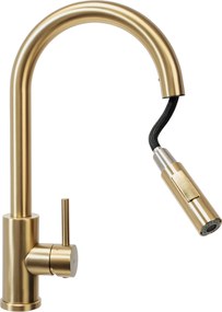 Rea Fresh, stojanková drezová batéria, zlatá matná, REA-B9148