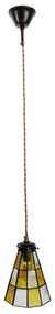 Stropová tiffany lampa Ø15*115 SKAT