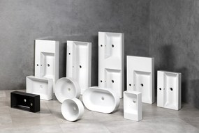 GSI GSI, KUBE X keramické umývadlo 120x47cm, 3 otvory, biela ExtraGlaze, 9424311