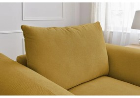 Žlté kreslo Ernest – Bobochic Paris