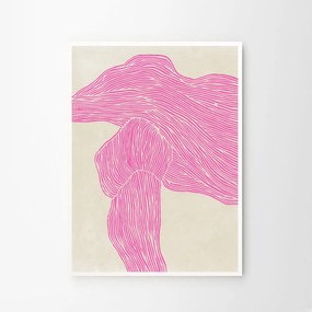 The Poster Club Plagát The Line - Pink by Rebecca Hein 50x70 cm