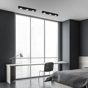 Stropné svietidlo ALEXANDER 3xGX53/12W/230V čierna