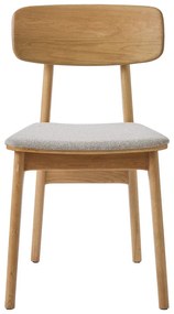 Béžová/v prírodnej farbe jedálenská stolička Livo – Unique Furniture