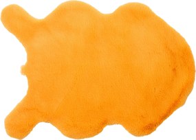 XXXLutz UMELÁ KOŽUŠINA, 55/80 cm, oranžová - Koberce - 003580043950