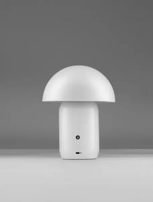 Dizajnová stojaca lampa Pois Biela