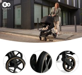 KINDERKRAFT SELECT - Športový kočík MITZY Ink black