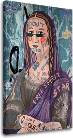 Obraz na plátne MONA LISA ABSTRAKT 001