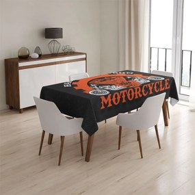 Sablio Obrus Harley-Davidson motor Čierne pozadie - 90x90 cm